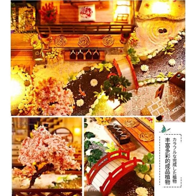大旺小舖: 台北現貨diy袖珍娃娃屋材料包古都望月 日式小屋 和風系列生日結婚母親節情人節聖誕交換禮物 實體店面