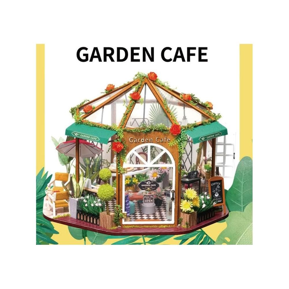 大旺小舖:DIY袖珍屋娃娃屋材料包小屋花間咖啡 生日結婚母親節情人節聖誕交換禮物 實體店面