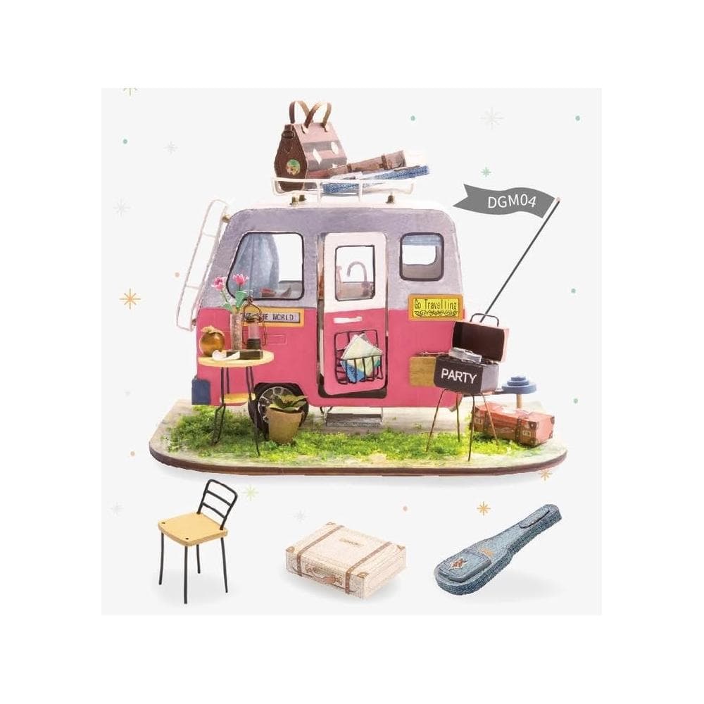 大旺小鋪:DIY小屋 可愛出逃 袖珍屋娃娃屋材料包 生日結婚母親節情人節聖誕交換禮物 實體店面