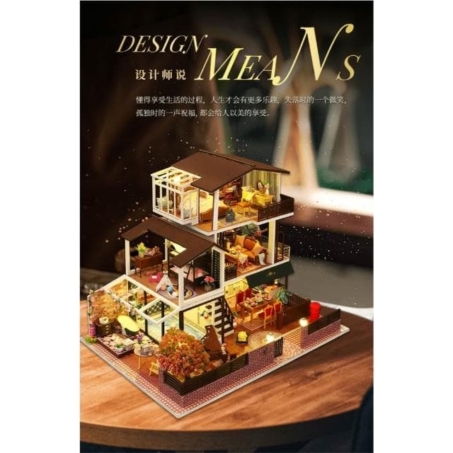 大旺小舖:DIY小屋羅曼蒂克 袖珍屋娃娃屋材料包 生日結婚母親節情人節聖誕交換禮物 實體店面