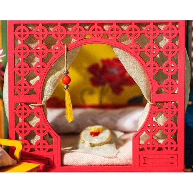 大旺小舖: diy袖珍娃娃屋材料包點絳唇 生日結婚母親節情人節聖誕交換禮物 實體店面