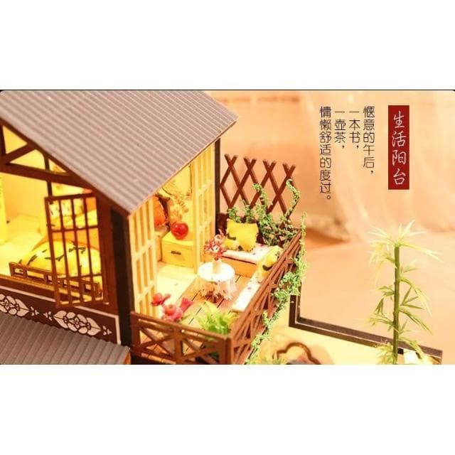 大旺小舖:DIY小屋 林栖谷居袖珍屋娃娃屋材料包 生日結婚母親節情人節聖誕交換禮物 實體店面