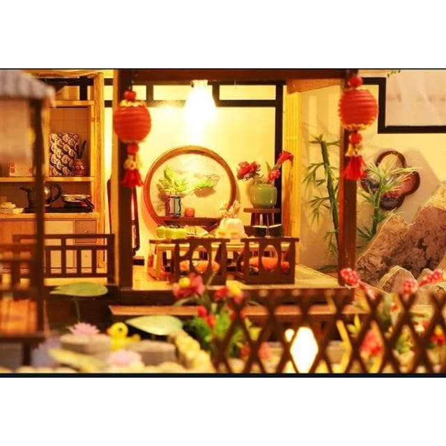 大旺小舖:DIY小屋 林栖谷居袖珍屋娃娃屋材料包 生日結婚母親節情人節聖誕交換禮物 實體店面