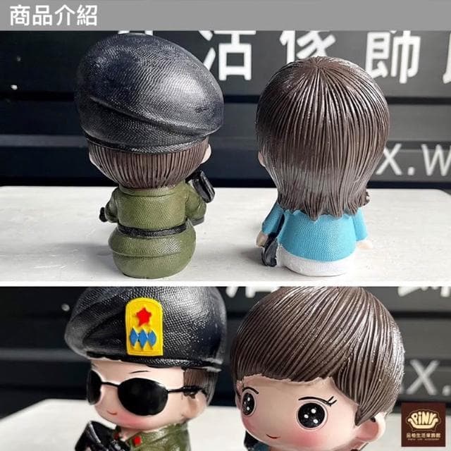【PiNYU 品柚生活傢飾館】2件組 情侶吊腳娃娃(可愛風樹栺吊腳兩個可愛吊腳娃娃擺件擺飾 交換禮物)