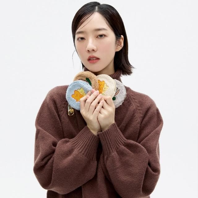 【S’AIME】SAIME 東京企劃 泰迪熊毛零錢包