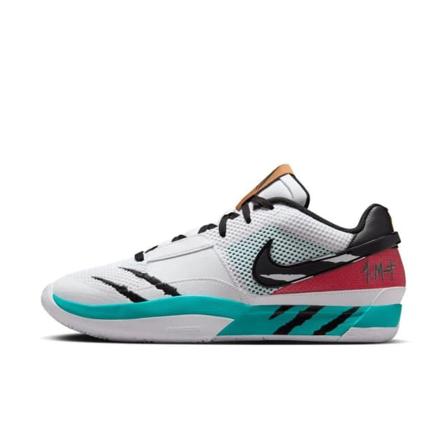 【NIKE 耐吉】NIKE JA 1 SCRATCH EP HJ7929-100 灰熊 熊爪 MORANT 莫蘭特 白綠 男鞋