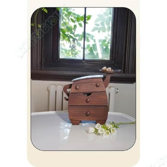 实木质首饰盒收纳盒高档精致手饰品项链黄金新婚乔迁新居礼物 飾品盒 珠寶盒 飾品收納盒 首飾收納盒 多層收納