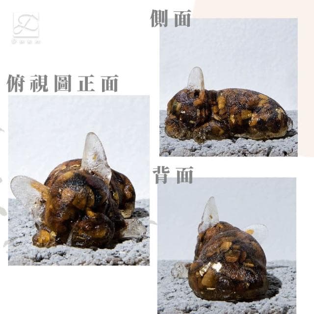 【Dawn Fashion 彤恩時尚】水晶法鬥 狗狗 S號 // 原礦碎石 黃髮晶 虎眼石 黑曜石/生日禮物/父親節禮物/開幕禮