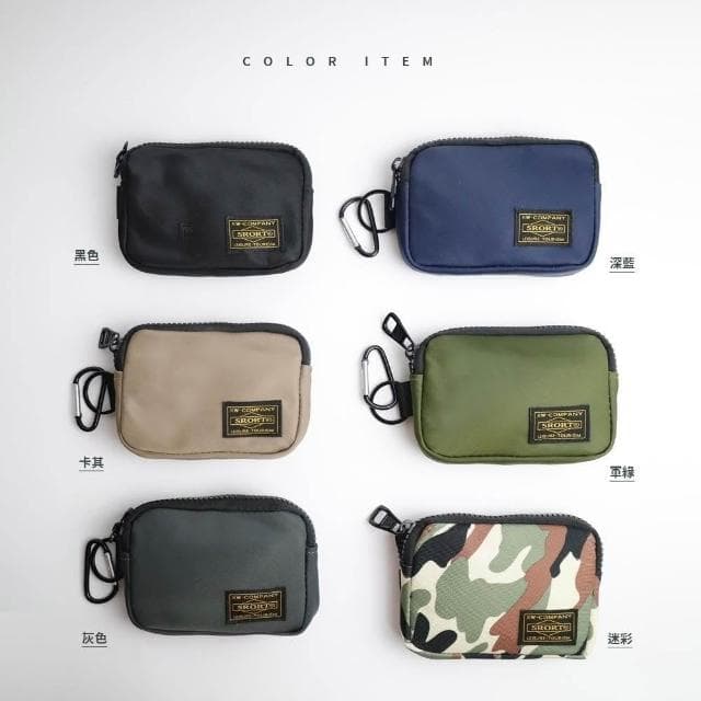 尼龍零錢包 拉鍊零錢包 零錢卡片包 小零錢包 錢包 駕照可放  男生零錢包 女生零錢包 男生錢包 226 Mr.tide