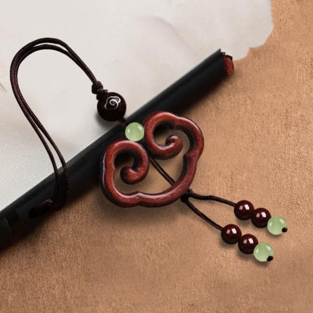 【LEESA】小葉紫檀 包包吊飾 掛飾 保平安 如意飾品 佛珠掛繩 手機吊飾 送長輩 如意掛件 汽車鑰匙扣 禮物