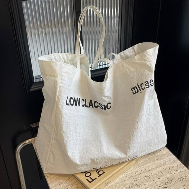 【LEESA】大容量包包\通勤單肩包\包包\帆布袋\大包包\托特包\黃色帆布包\韓國包包\小眾包\禮物\肩背包\購物袋\a4包