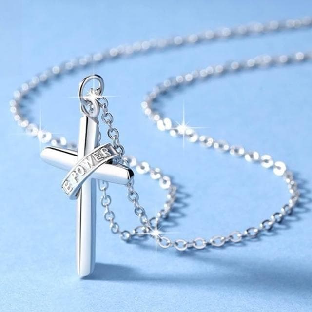 【LEESA】S925純銀\十字架項鍊\飾品\情侶項鍊\禮物\吊墜\情侶對鍊\配飾\首飾\抗過敏項鍊\鎖骨鏈\不褪色項鍊