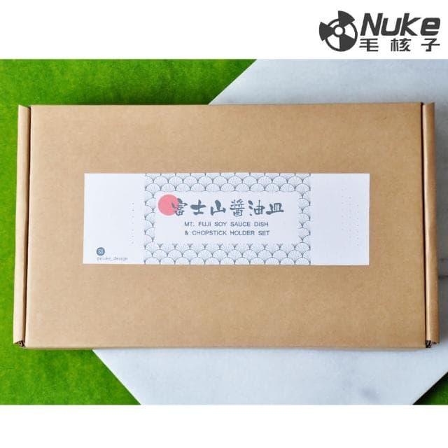 【Nuke 毛核子】富士山醬油碟與鳥居筷架禮品組 醬油碟 筷子架禮物 禮盒 搬家 結婚聖誕禮物 交換禮物