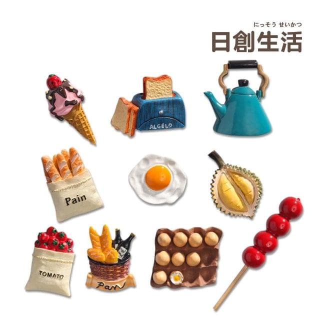 【日創生活】3D冰箱磁鐵 {仿真冰箱貼 仿真造型 立體造型 留言貼 冰箱貼 辦公室磁鐵 交換禮物}