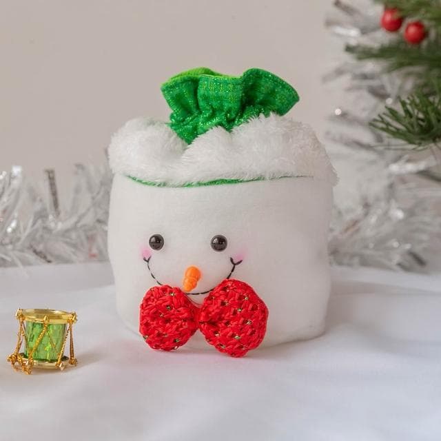 【MUMUSHOP】MUMU TM00996 可愛造型束口袋 聖誕禮物 束口袋 交換禮物 聖誕節 絨布袋 絨布束口袋 植絨束口袋 絨布袋