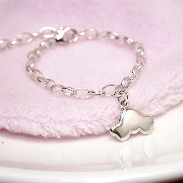 【ART64】純銀兒童手鍊 彌月禮物/生日禮物推薦 幸運小汽車 新生兒/寶寶手鍊
