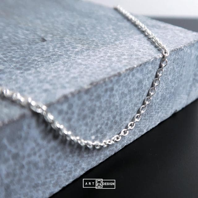 【ART64】純銀 經典圓圈鍊 1.6mm 細鍊 16吋至32吋 長鍊 925純銀項鍊 銀鍊 鍊子 女生項鍊