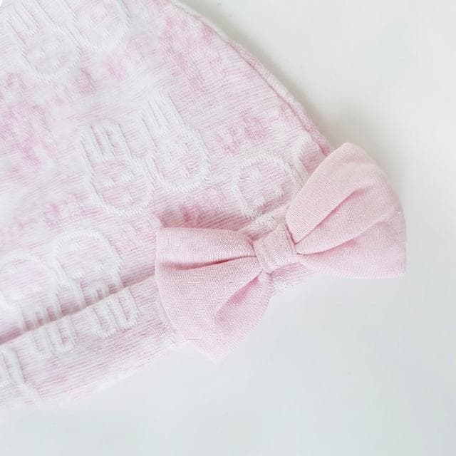 【Piyo Piyo 黃色小鴨】蝴蝶結彈力帽(適用頭圍42cm) 台灣製 810846