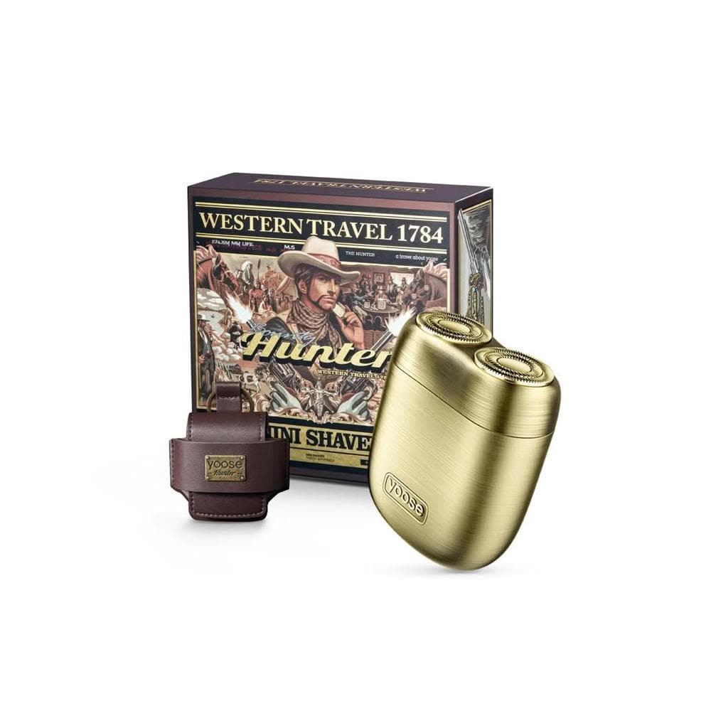yoose MINI 全合金隨身電動刮鬍刀 精裝禮盒 賞金獵人 剃鬚刀 安全刮鬍刀 電動刮鬍 刮鬍刀 刮鬍機 電動刮鬍刀