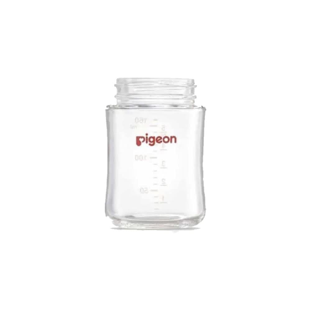 【Pigeon 貝親】第三代母乳實感玻璃空瓶奶瓶160ml(貝親奶瓶/玻璃奶瓶/寬口空瓶；寶寶共和國)