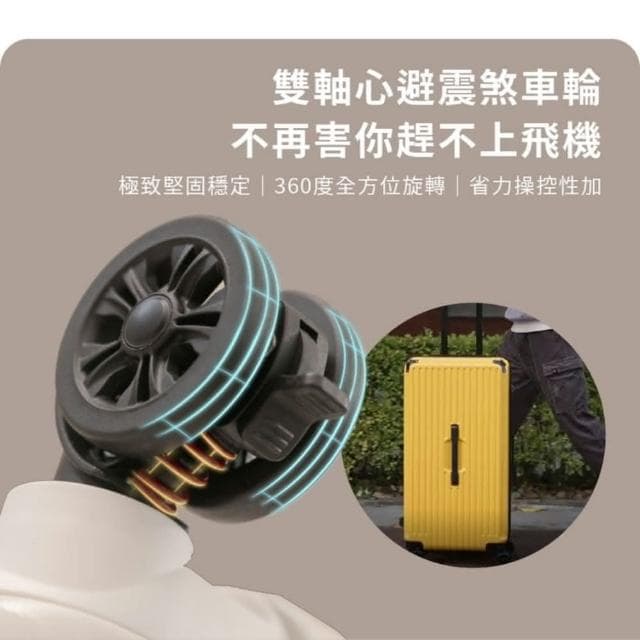 【DoriSuitcase】24吋極o能裝行李箱 朵莉絲Doris行李箱(行李箱胖胖箱)