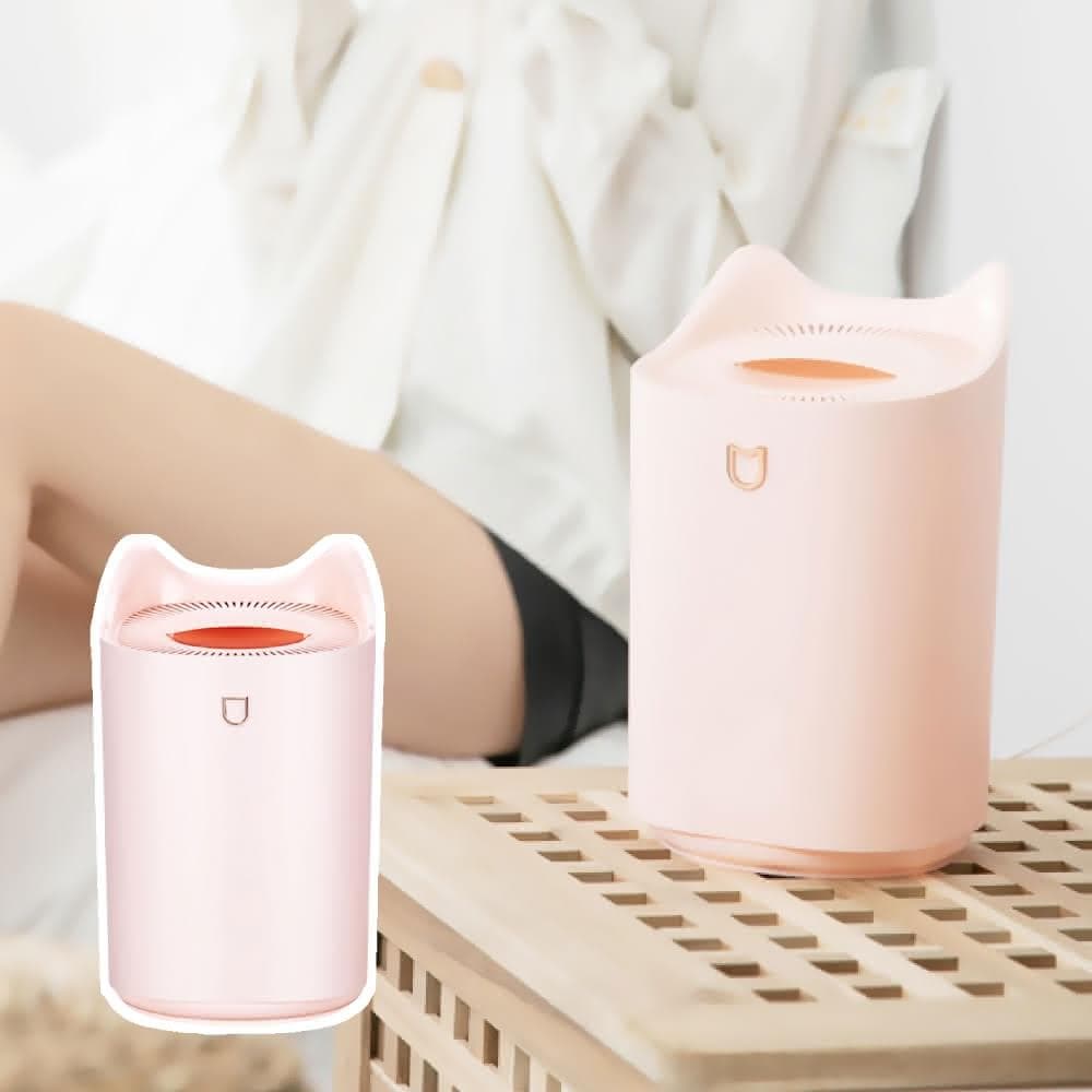 【蕉蕉購物】大容量雙噴頭七彩香薰加濕器3000ml 香薰香氛機 水氧機 擴香 精油燈 氛圍燈 霧化機