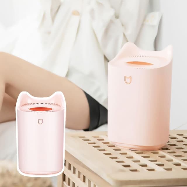 【蕉蕉購物】大容量雙噴頭七彩香薰加濕器3000ml 香薰香氛機 水氧機 擴香 精油燈 氛圍燈 霧化機