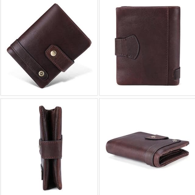 【MoonDy】錢包男 真皮錢包 牛皮皮夾 皮包 男生皮包 男生皮夾 錢包 皮夾 中夾 短夾 皮夾男 男皮夾