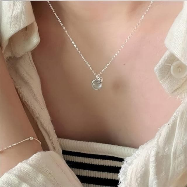 【MoonDy】水晶項鍊 女生項鍊 歐美項鍊 飾品 禮物閨蜜 女友生日禮物 開運 桃花 招財 好看 項鍊女