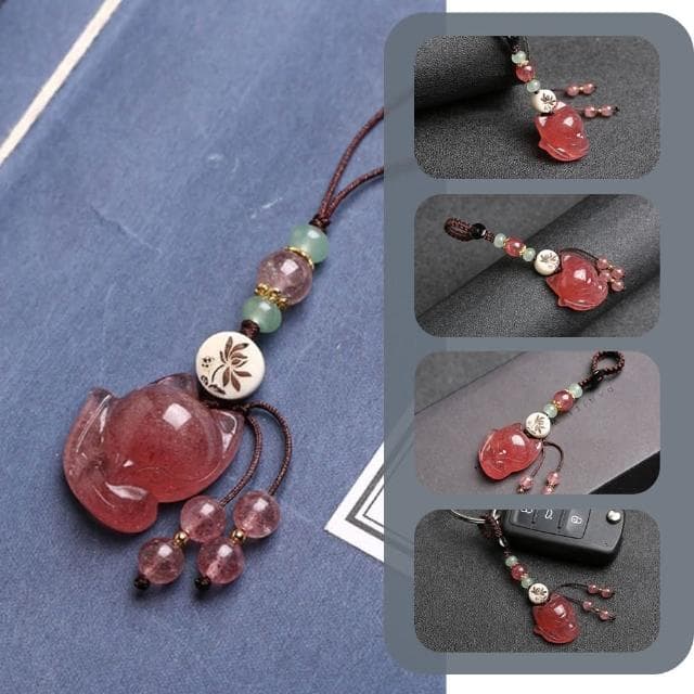 【KT DADA】平安吊飾 生日禮物 日系飾品 吊飾 掛件 鑰匙圈 水晶吊飾 包包吊飾 汽車吊飾 鑰匙吊飾 手機掛件