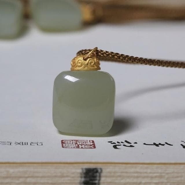 【KT DADA】招財項鍊 開運項鍊 生日禮物 項鍊 男生項鍊 佛牌項鍊 玉項鍊 寶石項鍊 和田玉項鍊 吊墜項鍊