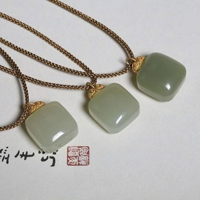 【KT DADA】招財項鍊 開運項鍊 生日禮物 項鍊 男生項鍊 佛牌項鍊 玉項鍊 寶石項鍊 和田玉項鍊 吊墜項鍊