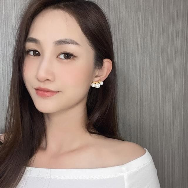 【MoonDy】珍珠耳環 韓國耳環 日系耳環 小眾耳環 簡約耳環耳環 耳釘 耳飾 氣質耳環 金色耳環 閨蜜耳環