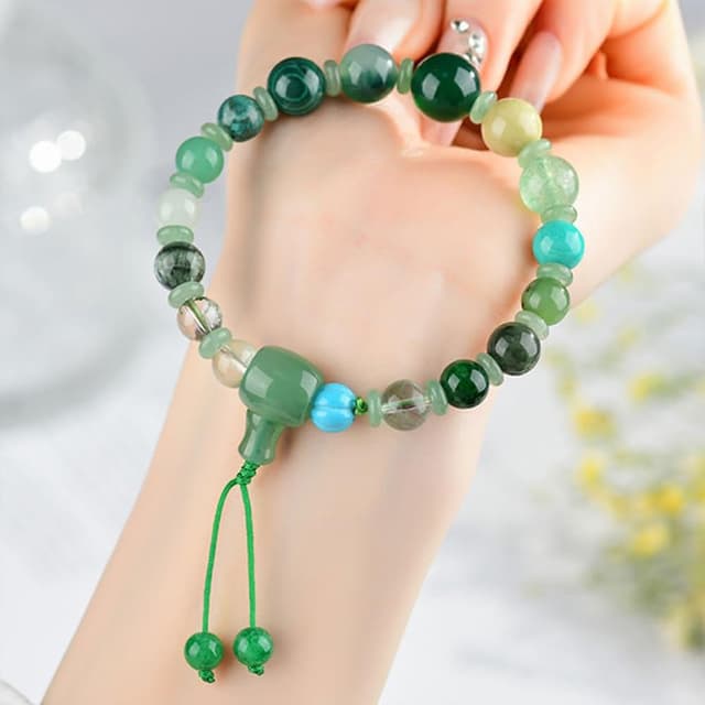 【MoonDy】手鍊 手串 手環 十八籽手串 水晶手鍊 五行手鍊 多寶手鍊 能量手串 玉手鍊 翡翠手鍊 情侶手鍊 送長輩 禮物 女款