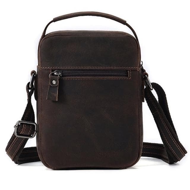 【MoonDy】包包 斜背包 馬鞍包 小方包 休閒包包 復古單肩包 雙層包包 真皮斜背包 牛皮小背包 男生手提包 送長輩 禮物