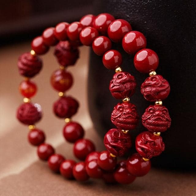 【KT DADA】紫金砂手鍊 十二生肖 三合六合手鍊 佛珠 硃砂手鍊 本命佛 生肖手串 紅瑪瑙手鍊 轉運手鍊 長輩禮物