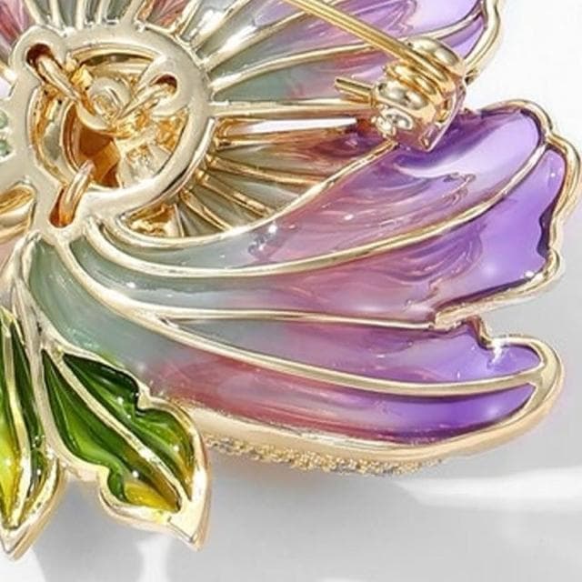 【MoonDy】花開富貴 牡丹花 胸針 別針 旗袍配件 新年胸針 珍珠 配飾 金屬別針 造型胸針 鋯石 優雅 送長輩 紀念日禮物 生日禮物