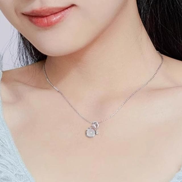 【KT DADA】女生項鍊 閨蜜項鍊 飾品 銀飾 鎖骨鍊 生日禮物 氣質項鍊 純銀項鍊 項鍊 輕奢感 小眾設計