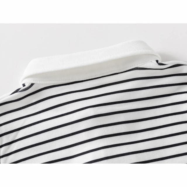 【Arbea】兒童圓領打底衫韓版男孩長袖條紋上衣C794(秋冬款)