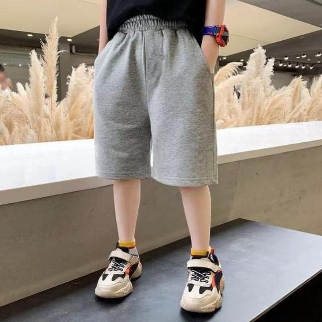 【Arbea】童夏季短褲新款童裝中褲男孩五分褲韓版潮流純色休閒褲子 C844