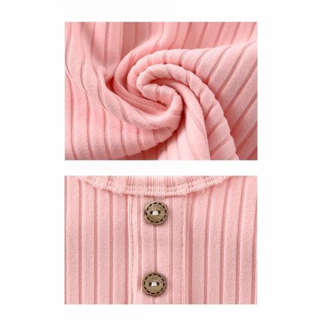 【Arbea】兒童睡衣套裝韓版衣服秋季新款男童德絨女孩男孩條紋家居服童裝 C1010