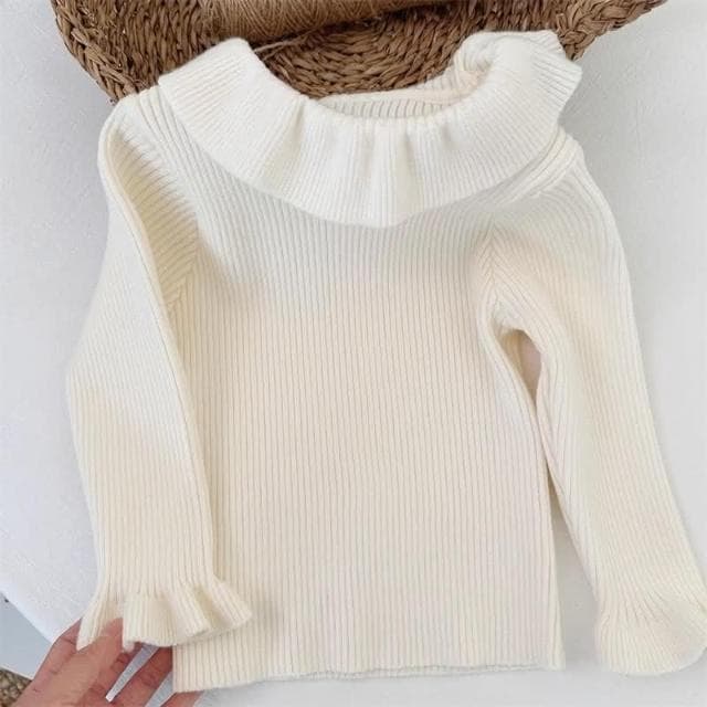 【Arbea】秋冬兒童女童新款西式森系小花布衣打底衣兩件式套裝連身裙針織衫 C1027