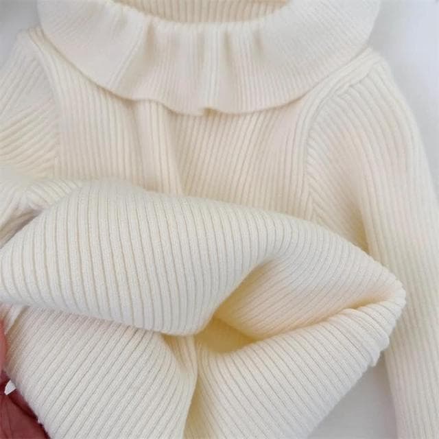 【Arbea】秋冬兒童女童新款西式森系小花布衣打底衣兩件式套裝連身裙針織衫 C1027