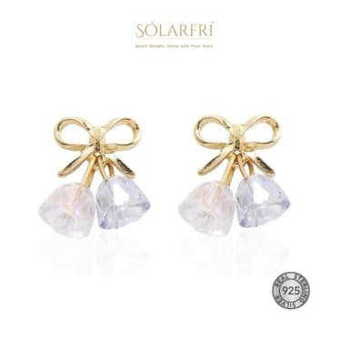 【SOLARFRi】銀針耳環｜優選親膚材質配戴舒適 附品牌禮盒包裝 閨蜜生日情人節女友母親老婆聖誕禮物