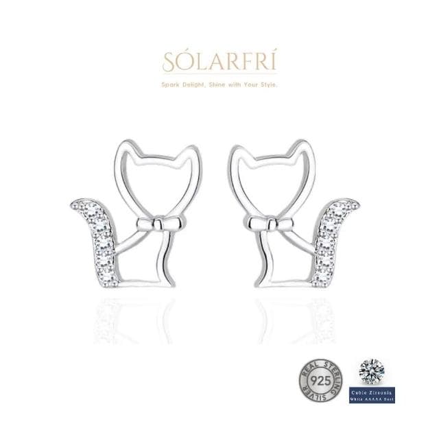 【SOLARFRi】銀針耳環｜優選親膚材質配戴舒適 附品牌禮盒包裝 閨蜜生日情人節女友母親老婆聖誕禮物