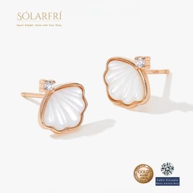 【SOLARFRi】銀針耳環｜優選親膚材質配戴舒適 附品牌禮盒包裝 閨蜜生日情人節女友母親老婆聖誕禮物