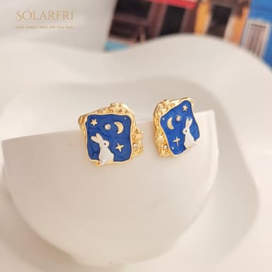 【SOLARFRi】銀針耳環｜優選親膚材質配戴舒適 附品牌禮盒包裝 閨蜜生日情人節女友母親老婆聖誕禮物