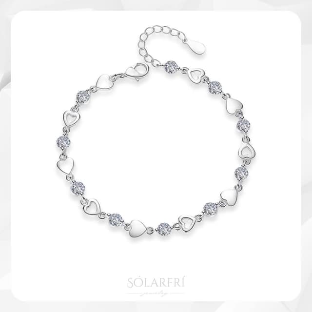 【SOLARFRi】輕奢晶耀手鏈｜可調整項鏈大小 附品牌禮盒包裝  閨蜜生日情人節女友母親老婆聖誕禮物