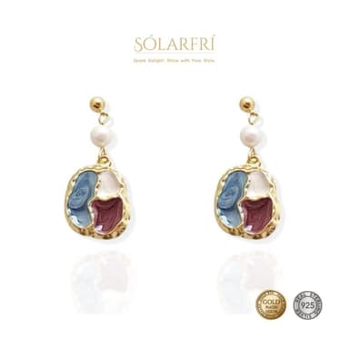 【SOLARFRi】無耳洞耳夾耳環｜佩戴舒適 附品牌禮盒包裝 閨蜜生日情人節女友母親老婆聖誕禮物