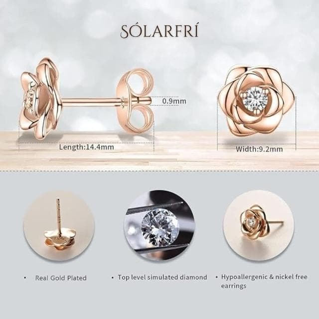 【SOLARFRi】銀針耳環｜優選親膚材質配戴舒適 附品牌禮盒包裝 閨蜜生日情人節女友母親老婆聖誕禮物